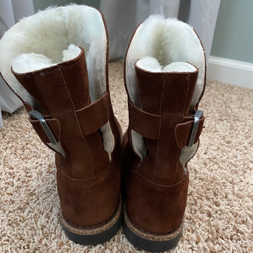 Birkenstock Upsalla shearling suede boot. Worn once